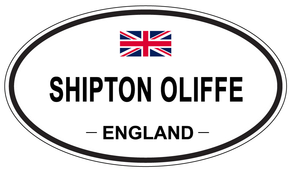 SHIPTON OLIFFE, ENGLAND - Oval Sticker