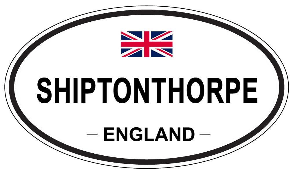 SHIPTONTHORPE, ENGLAND - Oval Sticker