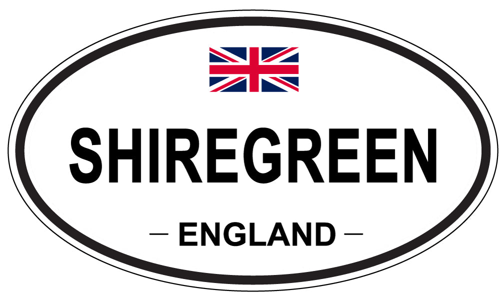SHIREGREEN, England - Oval Magnet