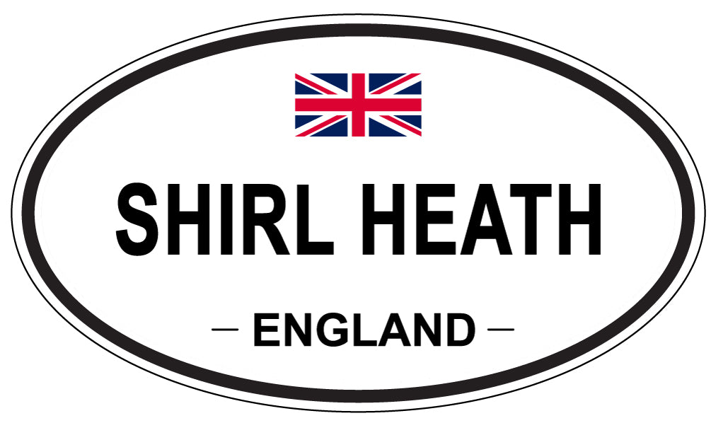 SHIRL HEATH, ENGLAND - Oval Sticker