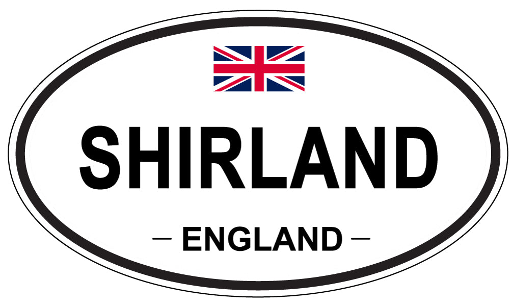SHIRLAND, England - Oval Magnet