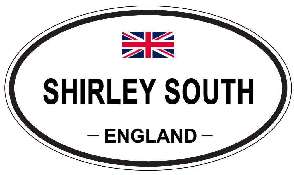 SHIRLEY SOUTH, England - Oval Magnet