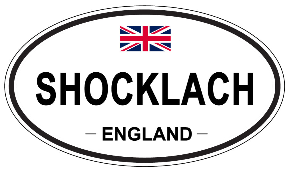 SHOCKLACH, England - Oval Magnet