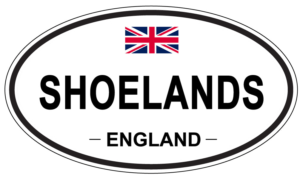 SHOELANDS, England - Oval Magnet