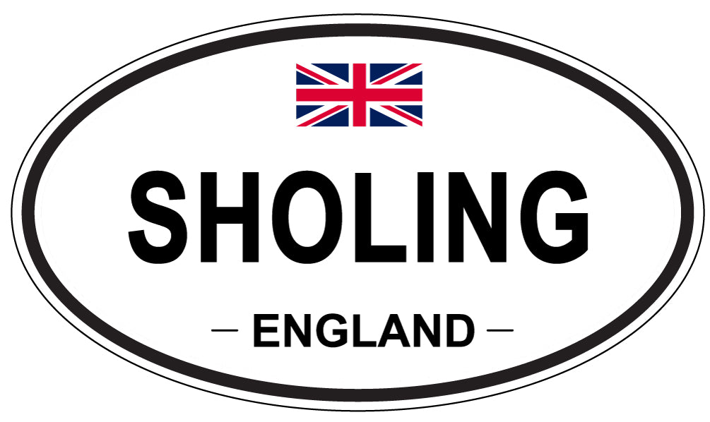 SHOLING, England - Oval Magnet