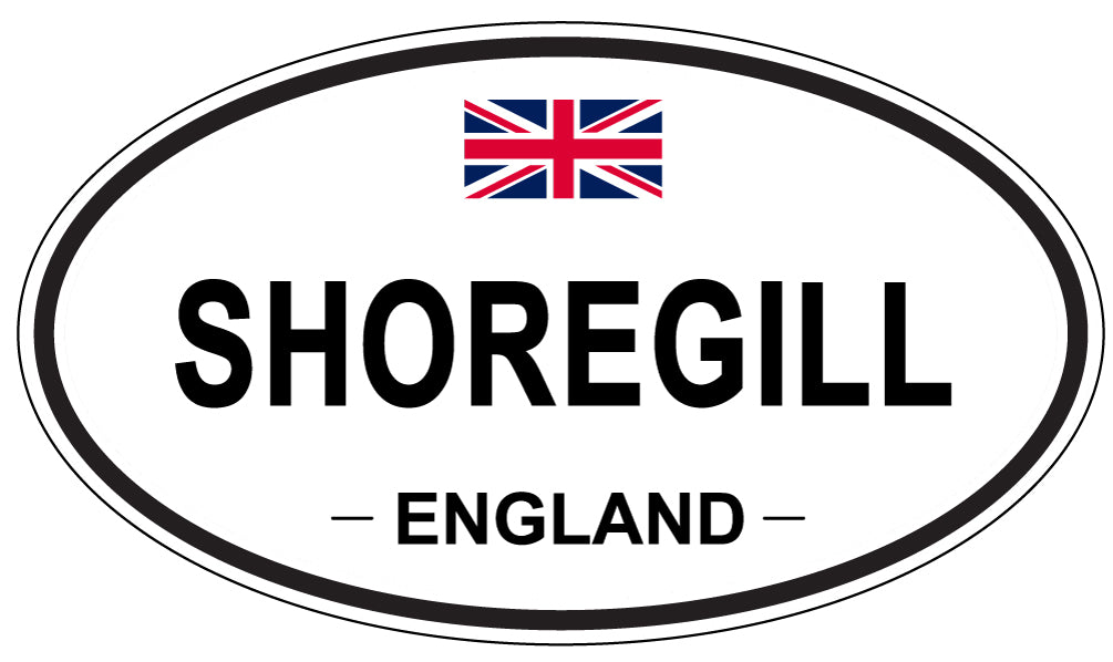 SHOREGILL, ENGLAND - Oval Sticker