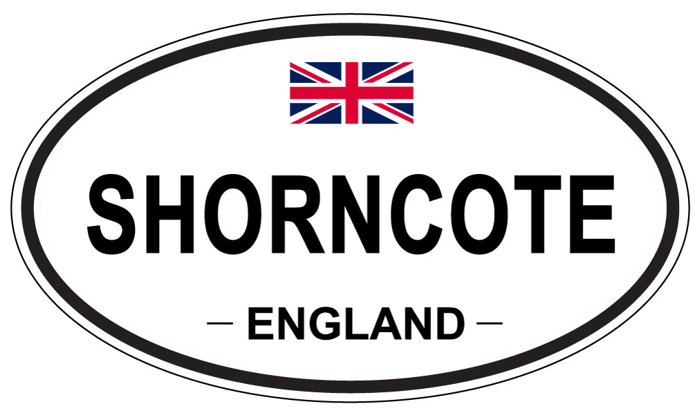SHORNCOTE, ENGLAND - Oval Sticker