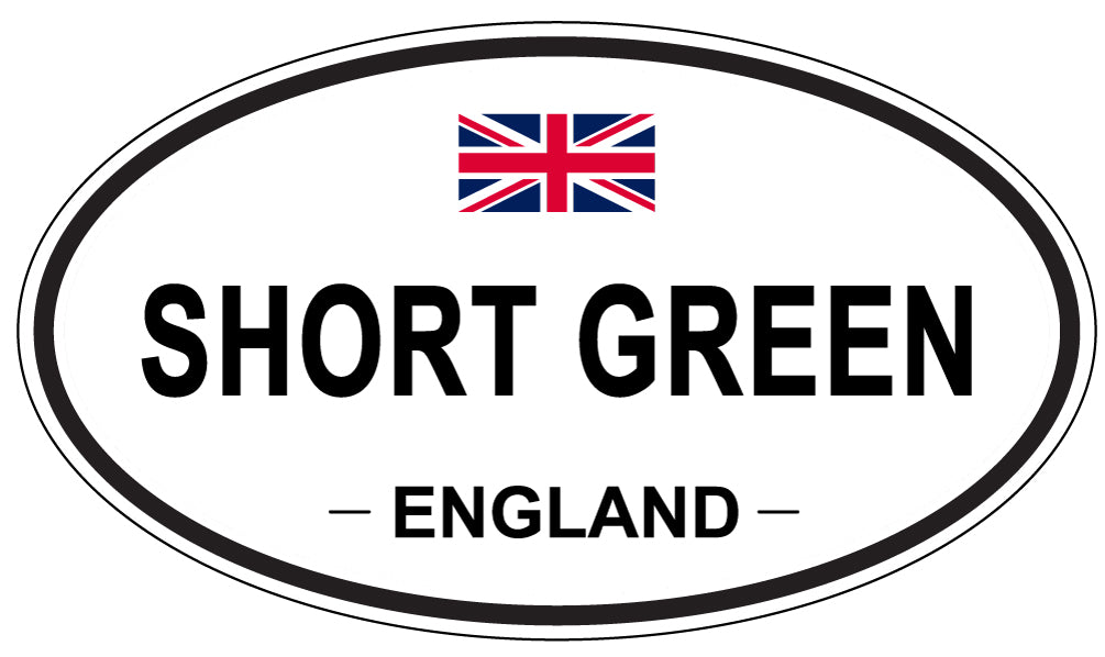 SHORT GREEN, England - Oval Magnet