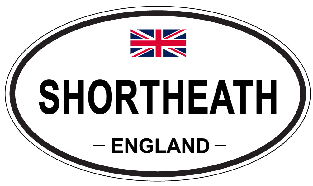 SHORTHEATH, ENGLAND - Oval Sticker