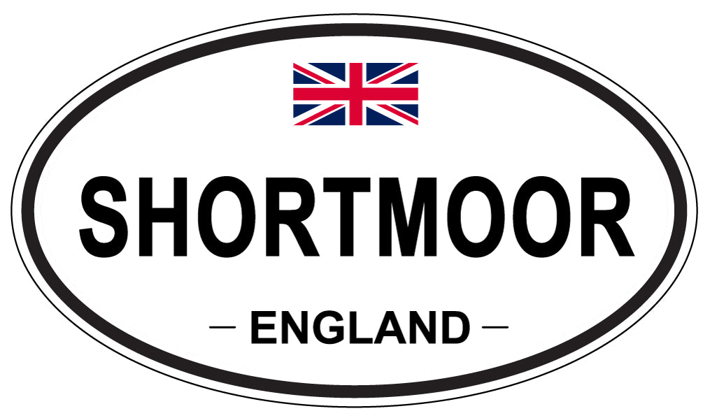 SHORTMOOR, England - Oval Magnet