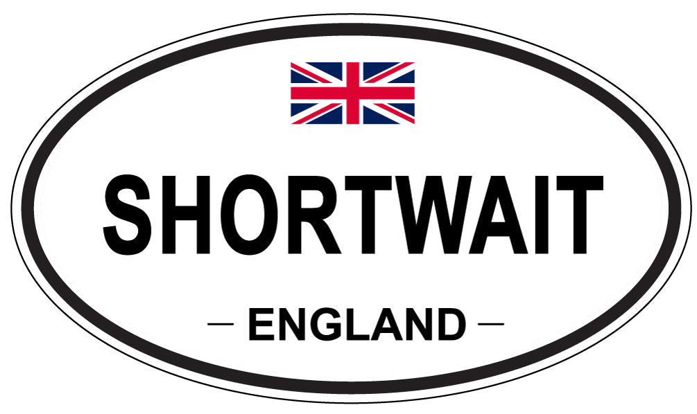 SHORTWAIT, ENGLAND - Oval Sticker