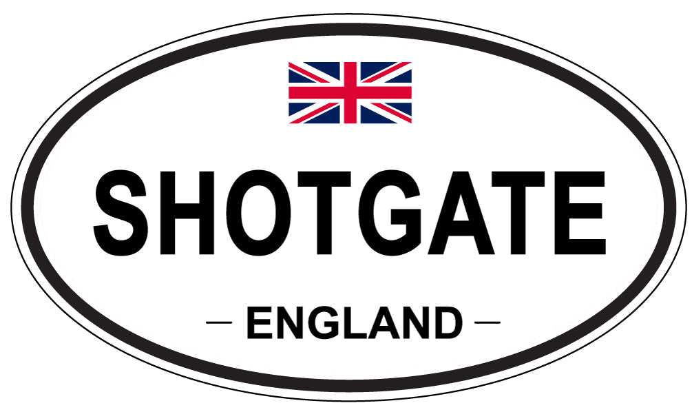 SHOTGATE, England - Oval Magnet
