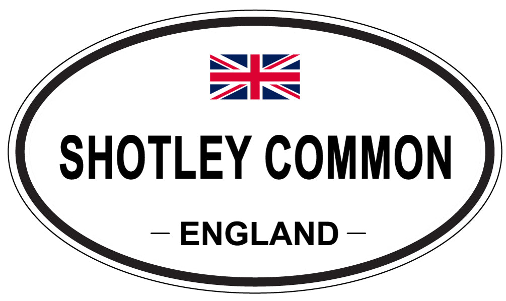 SHOTLEY COMMON, England - Oval Magnet