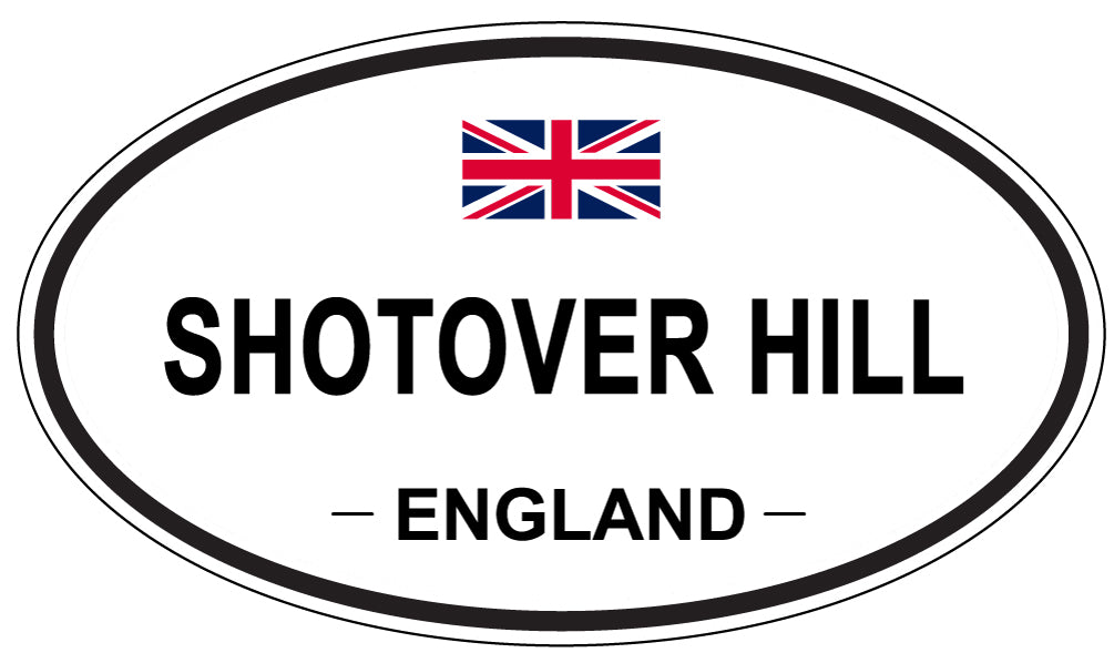 SHOTOVER HILL, ENGLAND - Oval Sticker