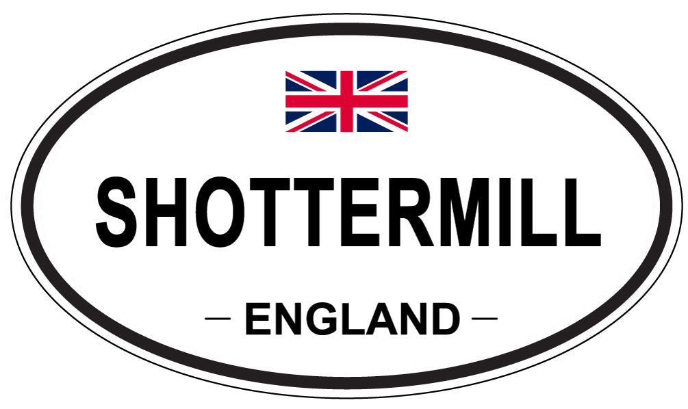 SHOTTERMILL, ENGLAND - Oval Sticker