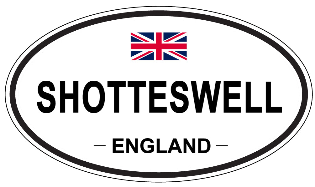SHOTTESWELL, ENGLAND - Oval Sticker