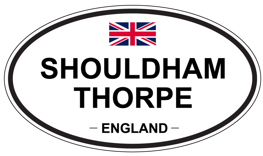 SHOULDHAM THORPE, ENGLAND - Oval Sticker