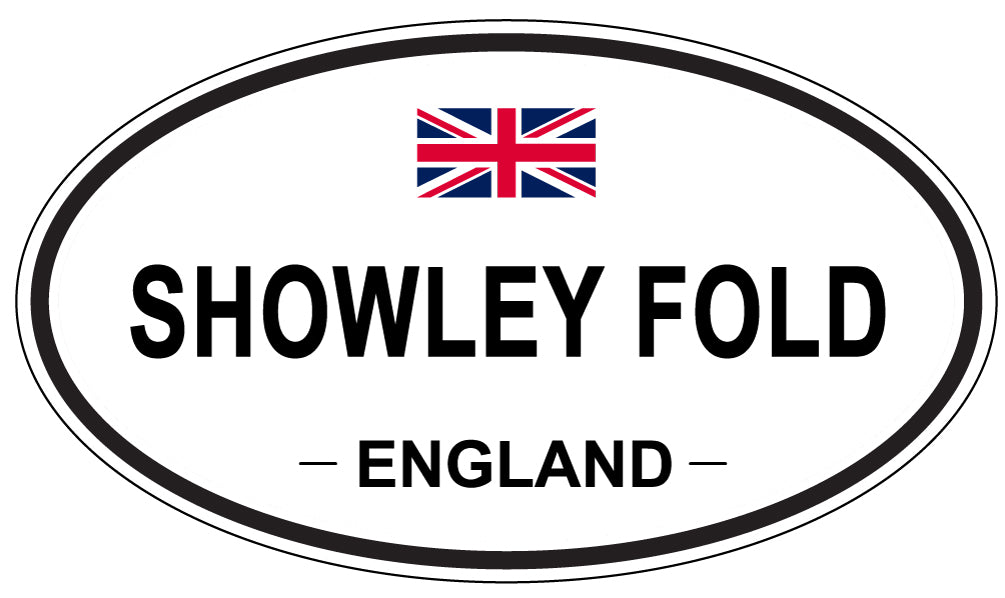 SHOWLEY FOLD, ENGLAND - Oval Sticker