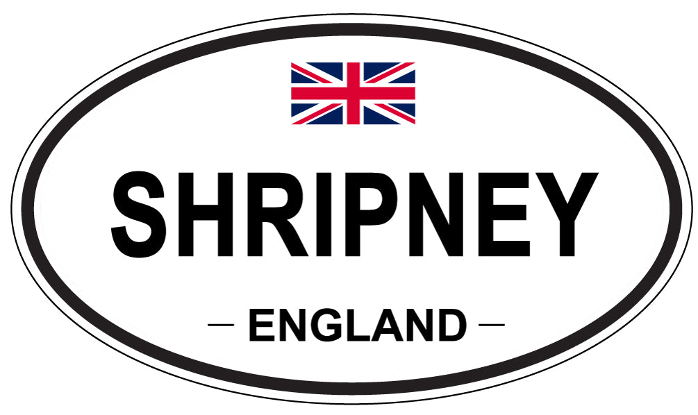 SHRIPNEY, ENGLAND - Oval Sticker