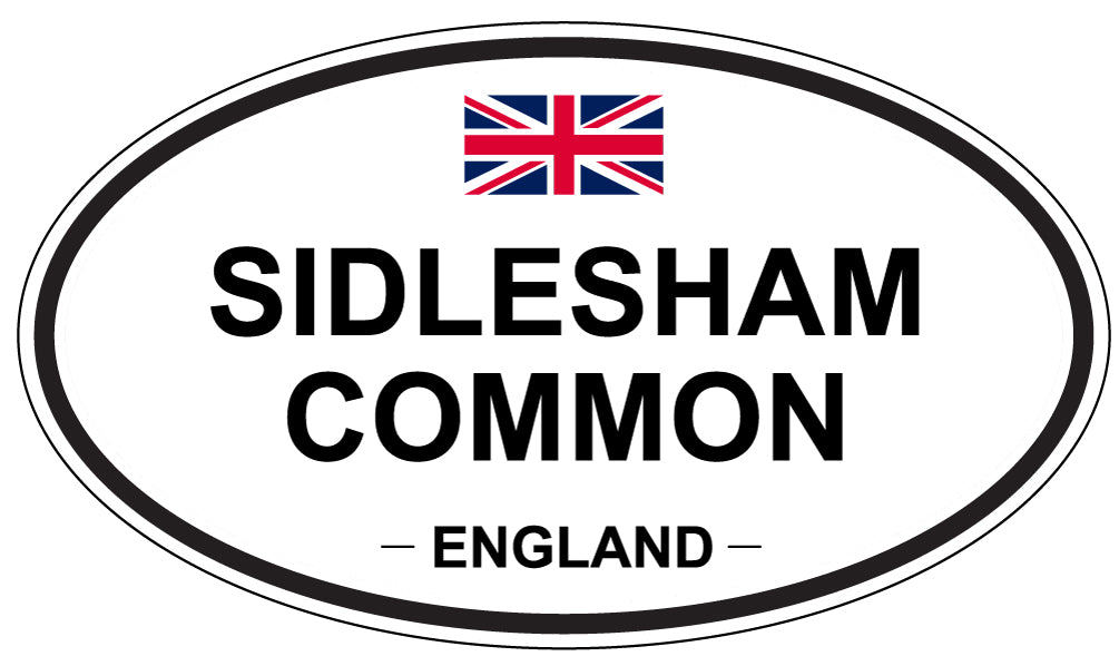 SIDLESHAM COMMON, ENGLAND - Oval Sticker
