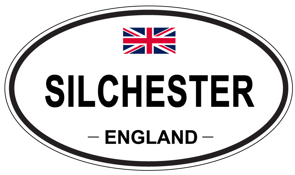 SILCHESTER, ENGLAND - Oval Sticker