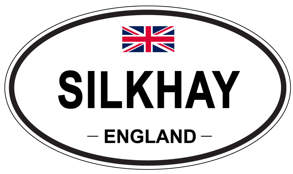 SILKHAY, ENGLAND - Oval Sticker