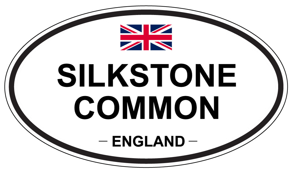 SILKSTONE COMMON, ENGLAND - Oval Sticker