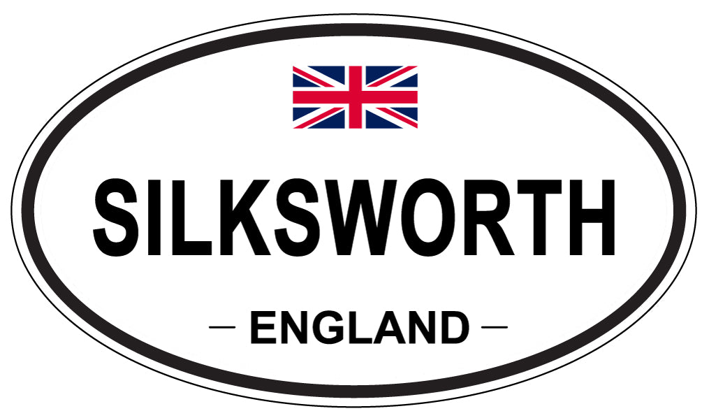 SILKSWORTH, ENGLAND - Oval Sticker