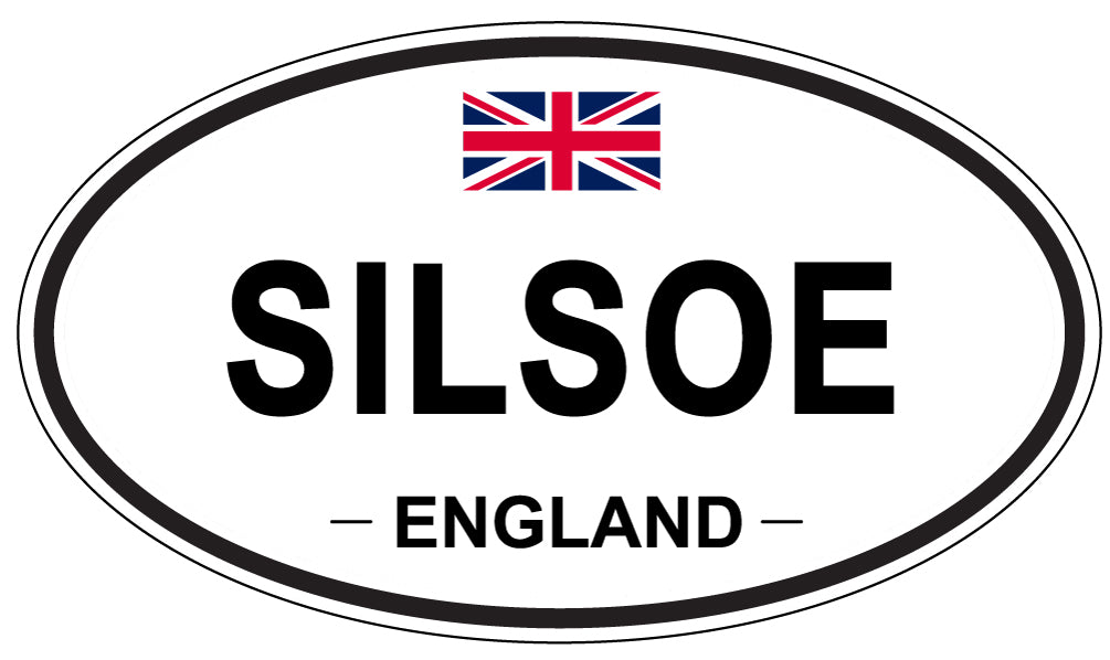 SILSOE, ENGLAND - Oval Sticker