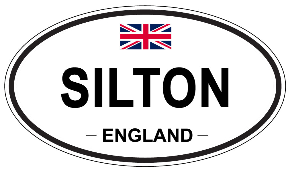 SILTON, ENGLAND - Oval Sticker
