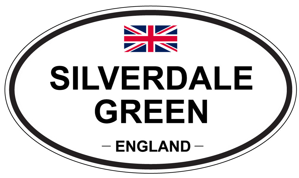 SILVERDALE GREEN, ENGLAND - Oval Sticker