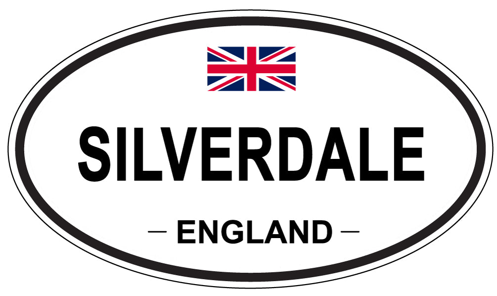 SILVERDALE, ENGLAND - Oval Sticker