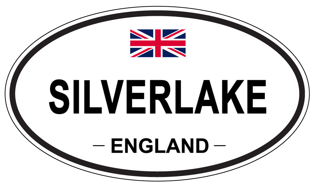 SILVERLAKE, ENGLAND - Oval Sticker