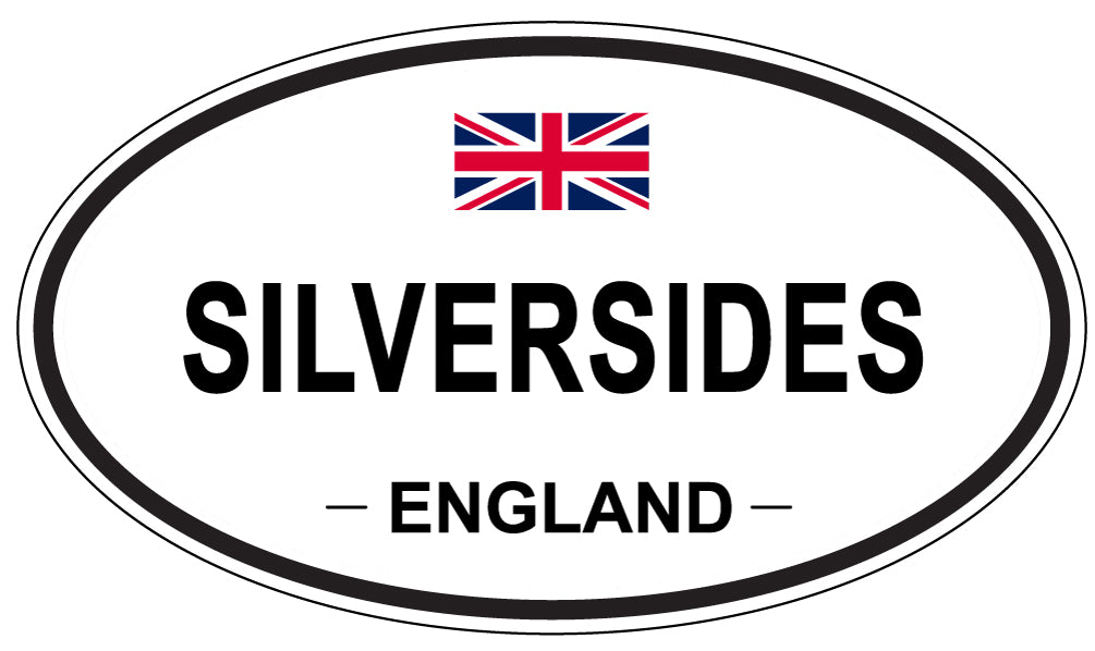 SILVERSIDES, ENGLAND - Oval Sticker