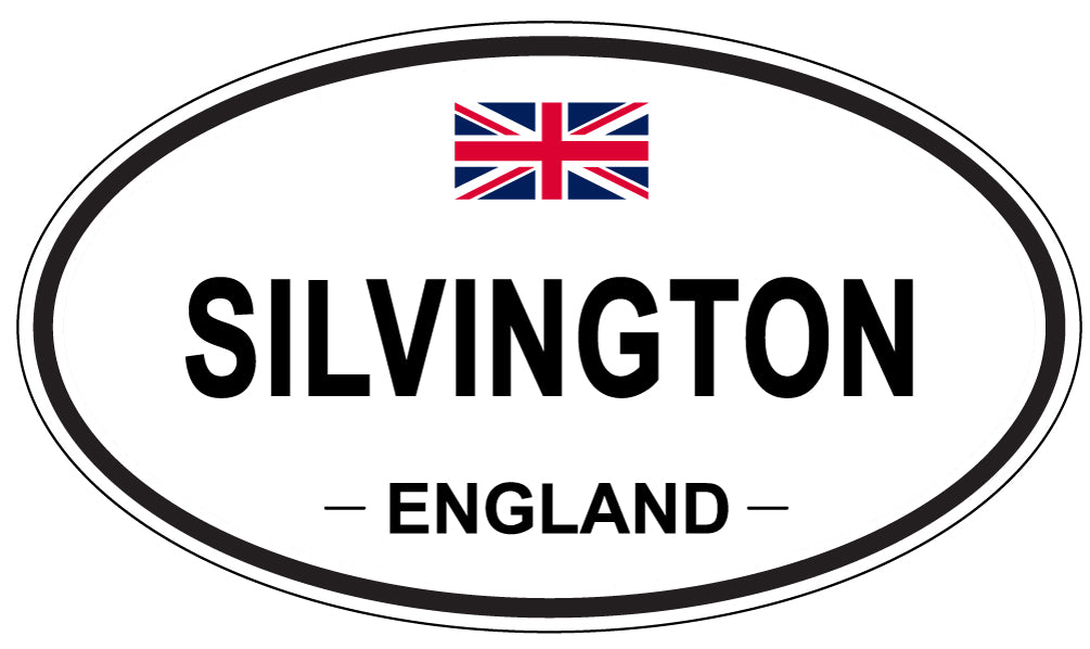 SILVINGTON, ENGLAND - Oval Sticker