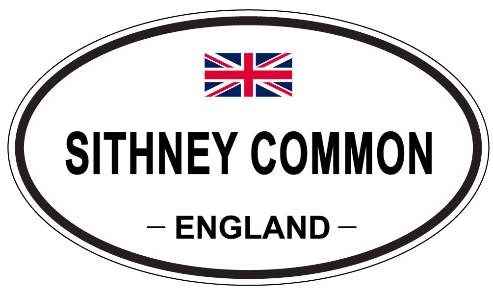 SITHNEY COMMON, ENGLAND - Oval Sticker