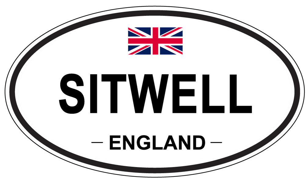 SITWELL, ENGLAND - Oval Sticker