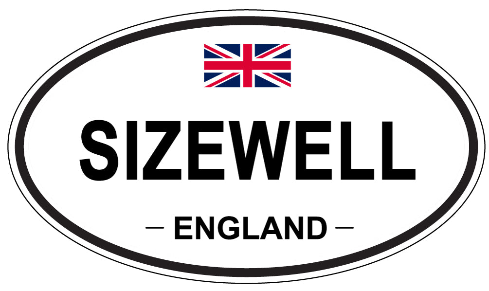 SIZEWELL, ENGLAND - Oval Sticker