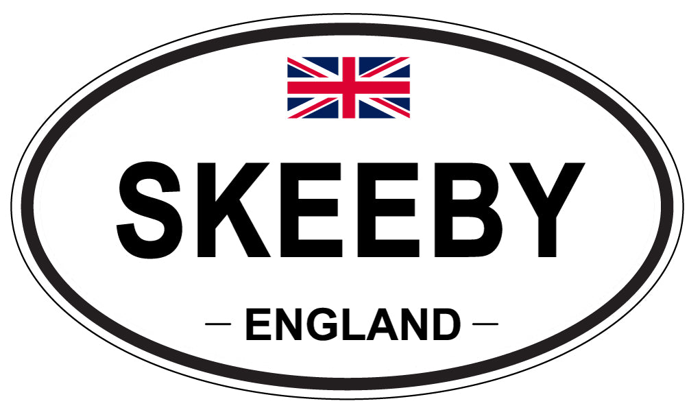 SKEEBY, ENGLAND - Oval Sticker