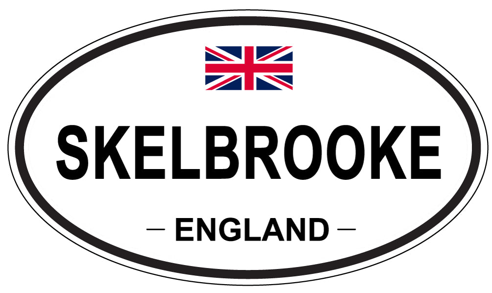 SKELBROOKE, ENGLAND - Oval Sticker