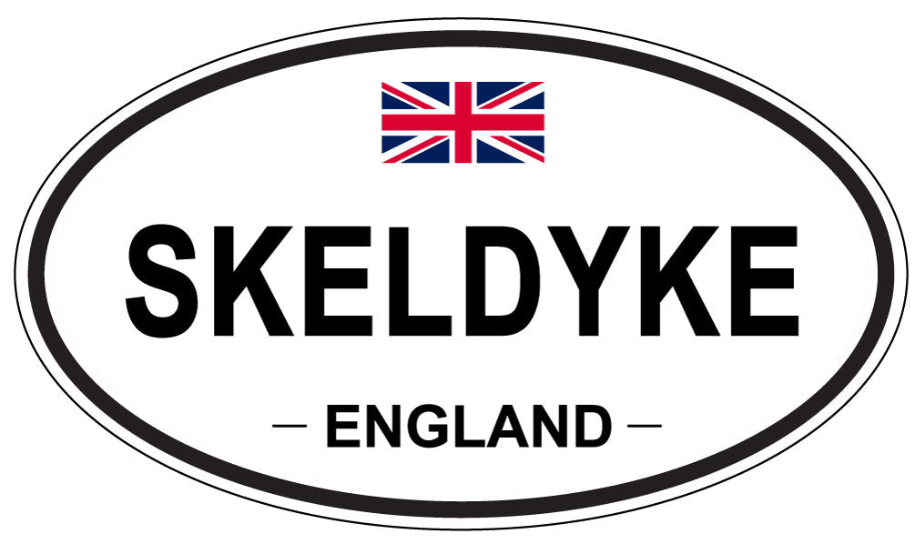 SKELDYKE, ENGLAND - Oval Sticker