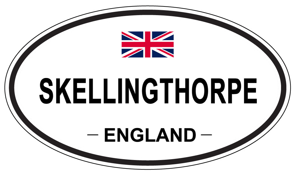 SKELLINGTHORPE, ENGLAND - Oval Sticker