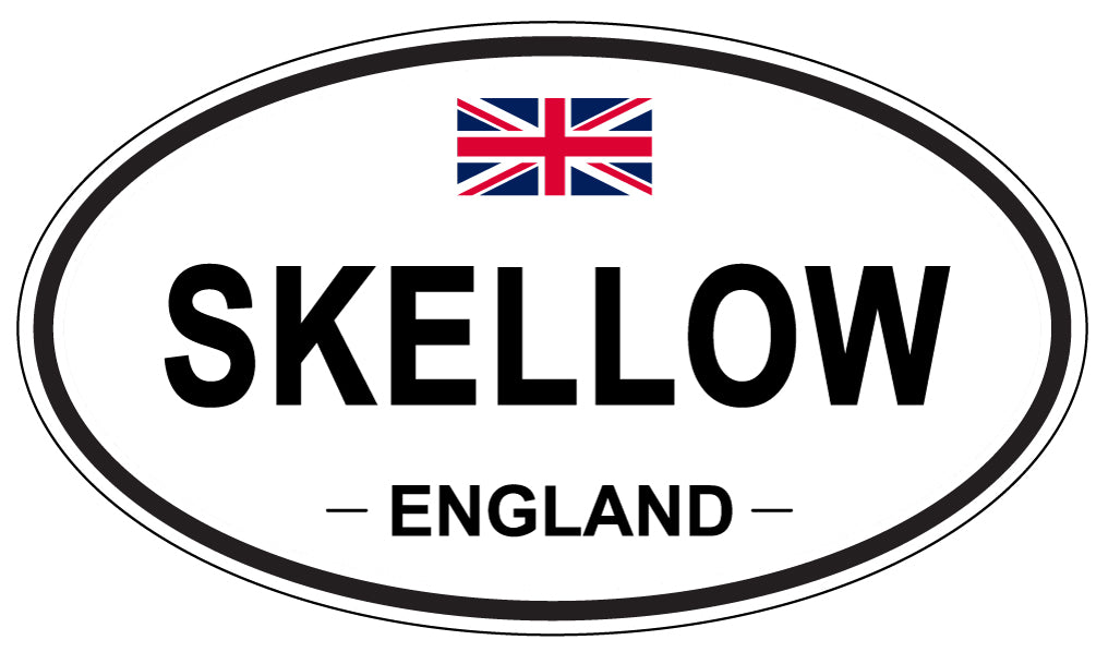 SKELLOW, ENGLAND - Oval Sticker