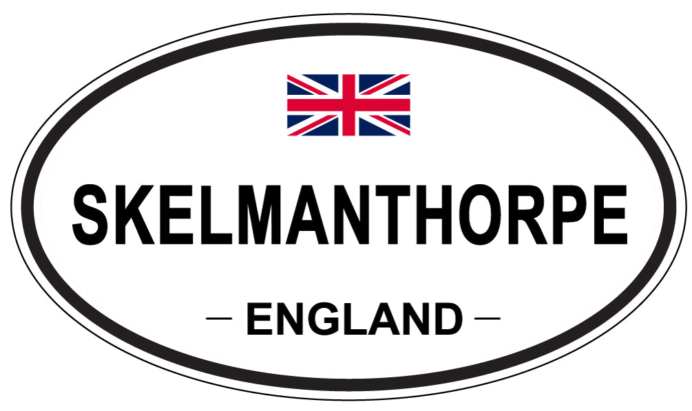 SKELMANTHORPE, ENGLAND - Oval Sticker