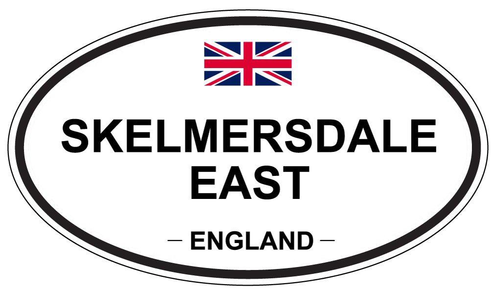 SKELMERSDALE EAST, ENGLAND - Oval Sticker
