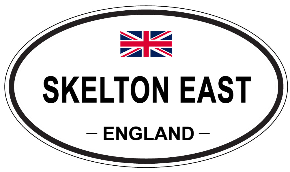 SKELTON EAST, ENGLAND - Oval Sticker