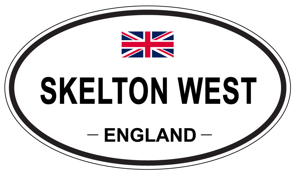 SKELTON WEST, ENGLAND - Oval Sticker