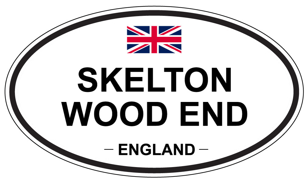 SKELTON WOOD END, ENGLAND - Oval Sticker