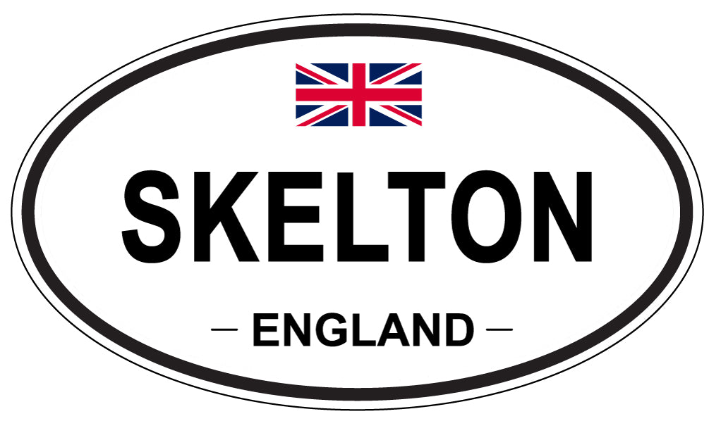 SKELTON, ENGLAND - Oval Sticker