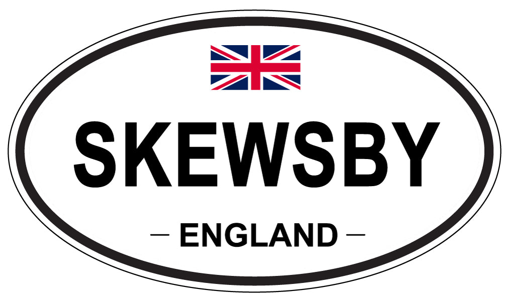 SKEWSBY, ENGLAND - Oval Sticker
